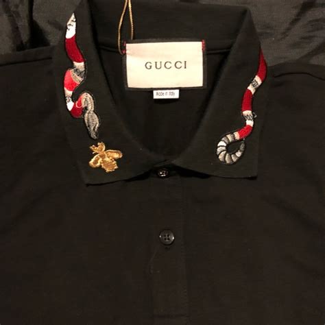 gucci polo snake replica|Gucci polo snake collar.